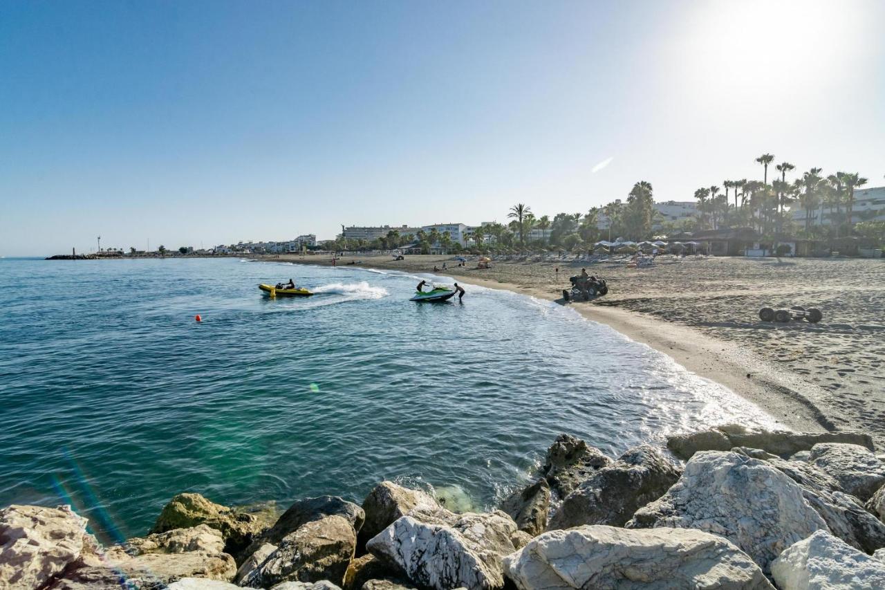 Pr45- Beach Front Apartment Puerto Banus Marbella Exterior photo